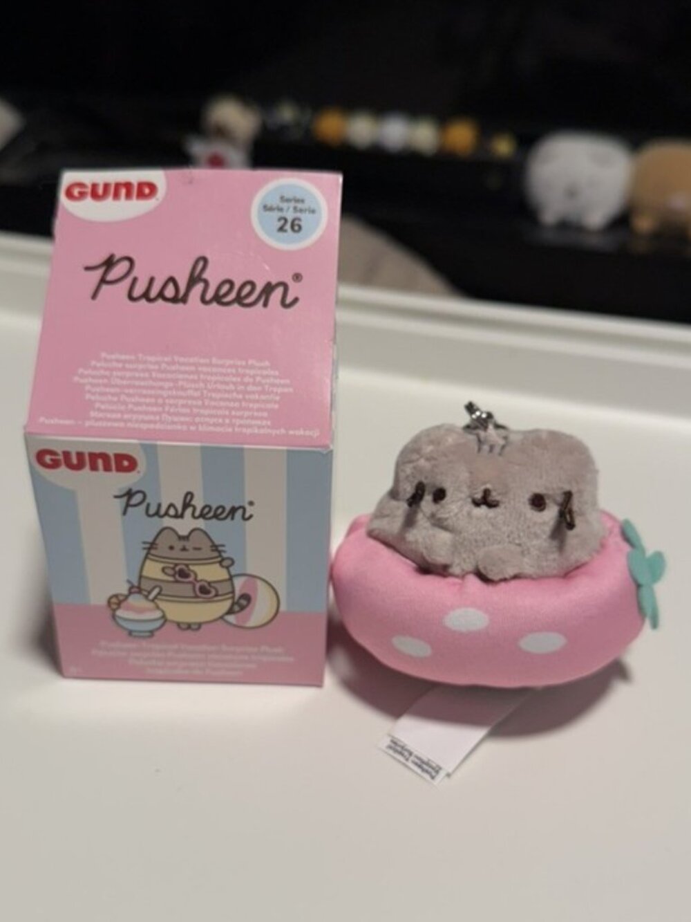 Pusheen Strawberry Float Blind Box Tropical Vacation Series 26 SECRET CHASER
